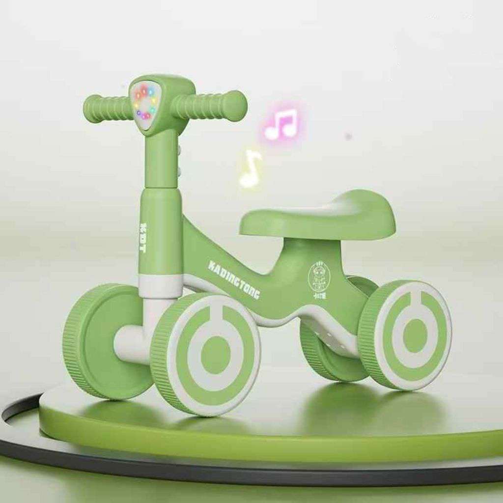 3-in-1 No-Pedal Ride-On Baby Toddler Toy Bike Kids' Balance Bricycle in Plastic for Multi-Stage Play